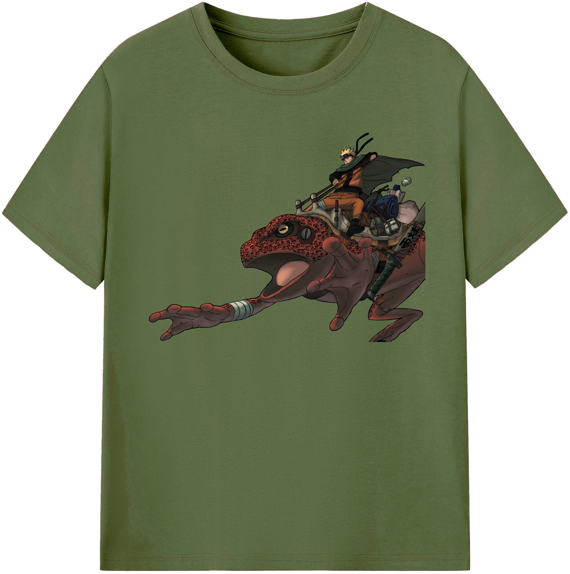 （画像用） NARUTO -ナルト- うずまき ナルト Uzumaki Naruto 綿100％半袖Tシャツ（フロントプリント）